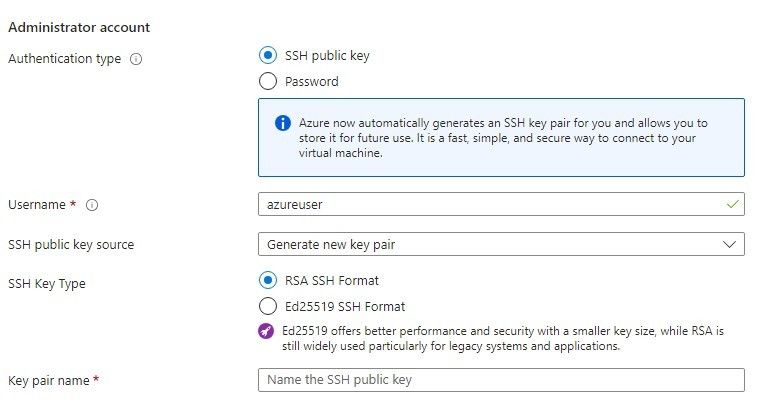 Administrator account